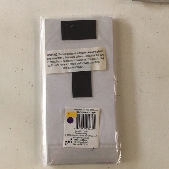 Halloween Magnetic notepad, Fridge notepad, Grocery List notepad Halloween gift - Picture 4 of 9